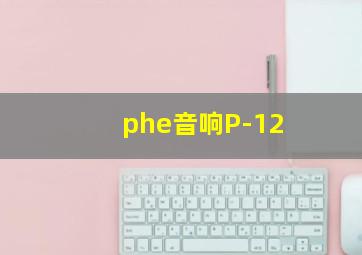 phe音响P-12