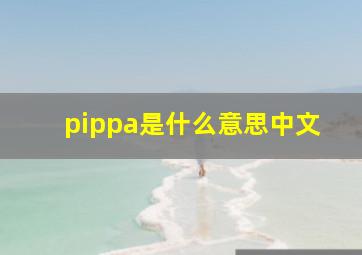 pippa是什么意思中文