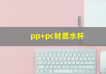 pp+pc材质水杯