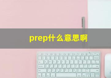 prep什么意思啊