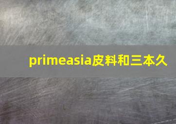 primeasia皮料和三本久