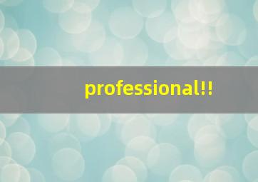 professional!!