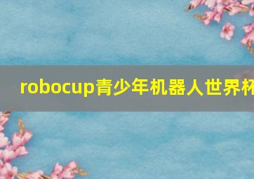 robocup青少年机器人世界杯