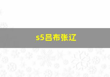 s5吕布张辽