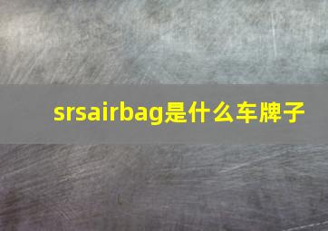 srsairbag是什么车牌子