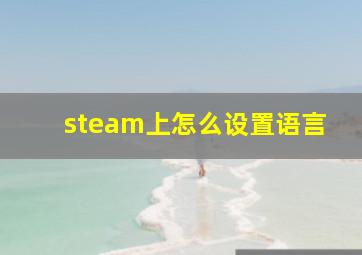 steam上怎么设置语言