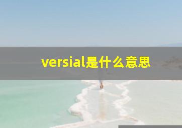 versial是什么意思