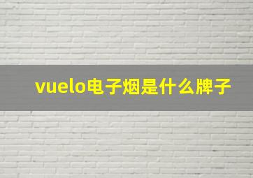 vuelo电子烟是什么牌子