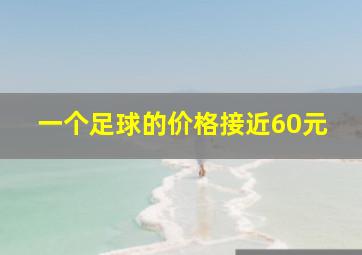 一个足球的价格接近60元