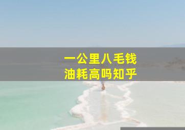 一公里八毛钱油耗高吗知乎