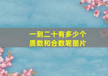 一到二十有多少个质数和合数呢图片