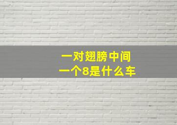 一对翅膀中间一个8是什么车