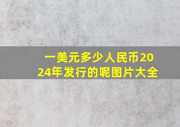 一美元多少人民币2024年发行的呢图片大全