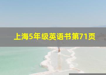 上海5年级英语书第71页