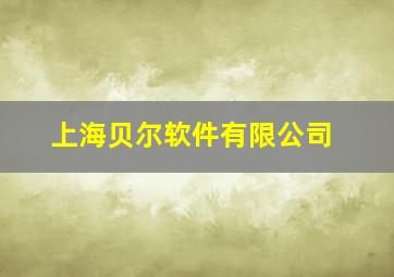 上海贝尔软件有限公司