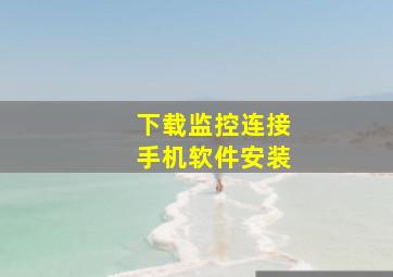 下载监控连接手机软件安装