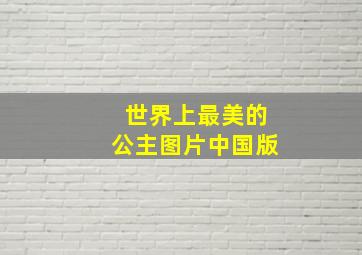 世界上最美的公主图片中国版