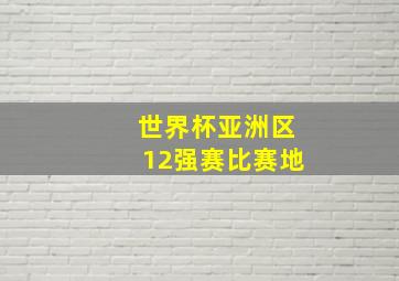 世界杯亚洲区12强赛比赛地