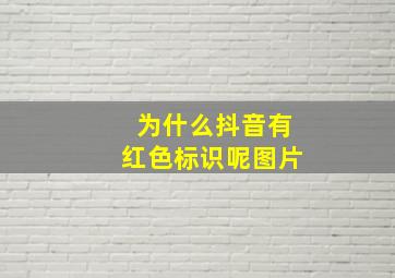 为什么抖音有红色标识呢图片