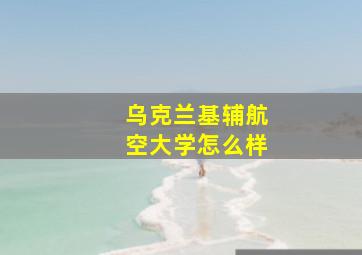 乌克兰基辅航空大学怎么样