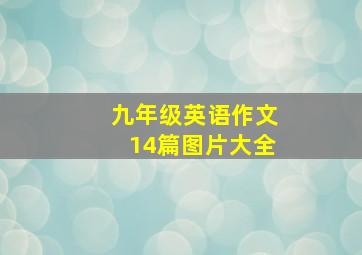 九年级英语作文14篇图片大全