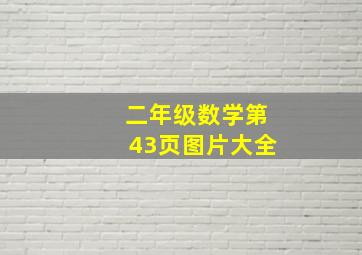 二年级数学第43页图片大全