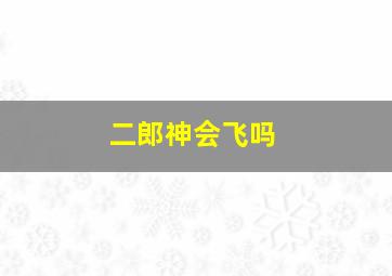 二郎神会飞吗