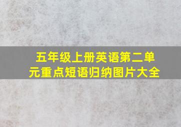 五年级上册英语第二单元重点短语归纳图片大全