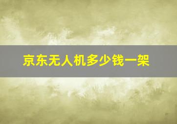 京东无人机多少钱一架