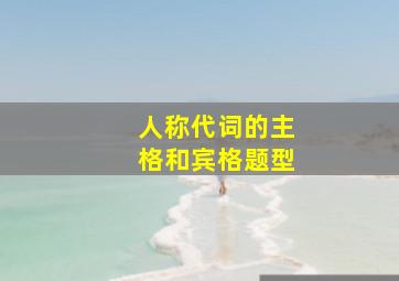 人称代词的主格和宾格题型