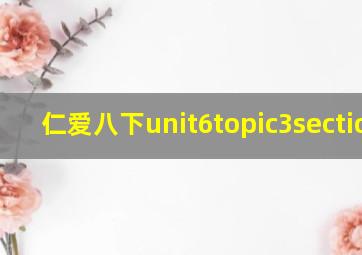 仁爱八下unit6topic3sectionc