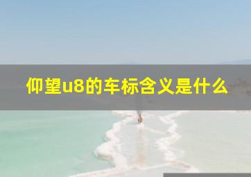 仰望u8的车标含义是什么