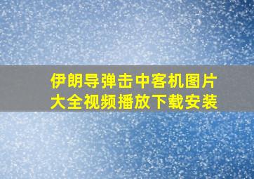 伊朗导弹击中客机图片大全视频播放下载安装