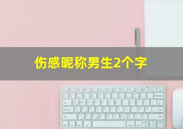 伤感昵称男生2个字