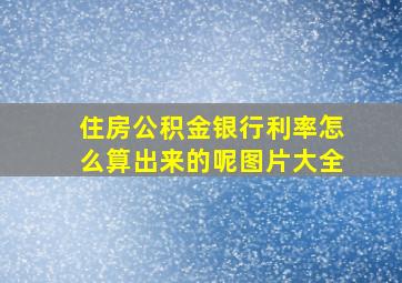 住房公积金银行利率怎么算出来的呢图片大全