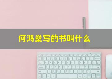 何鸿燊写的书叫什么