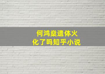 何鸿燊遗体火化了吗知乎小说