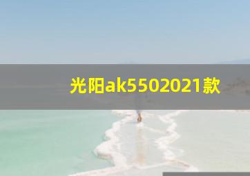 光阳ak5502021款