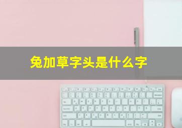 兔加草字头是什么字