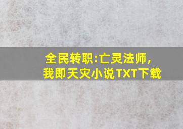 全民转职:亡灵法师,我即天灾小说TXT下载