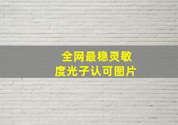 全网最稳灵敏度光子认可图片