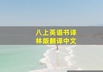 八上英语书译林版翻译中文