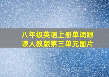 八年级英语上册单词跟读人教版第三单元图片