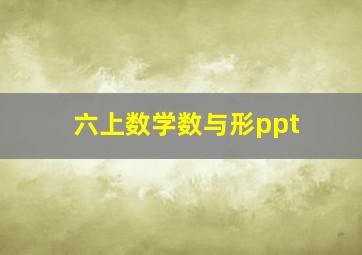 六上数学数与形ppt