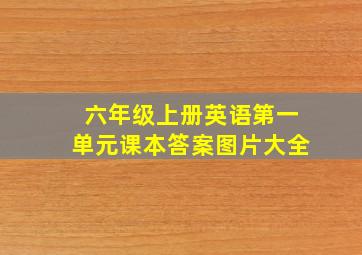 六年级上册英语第一单元课本答案图片大全