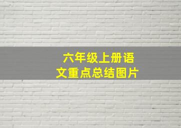 六年级上册语文重点总结图片