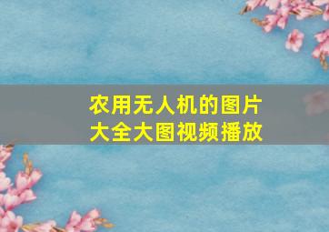 农用无人机的图片大全大图视频播放