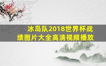 冰岛队2018世界杯战绩图片大全高清视频播放