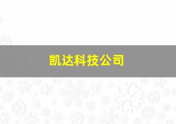 凯达科技公司