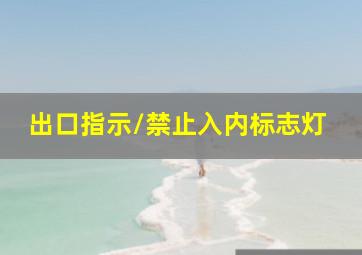 出口指示/禁止入内标志灯